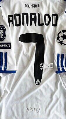 Real Madrid 2010 2011 Official Champions League Shirt Cristiano Ronaldo Jersey