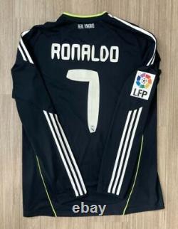 Real Madrid 2010-2011 Third Adidas Formotion Long Sleeve Jersey Player Issue XL