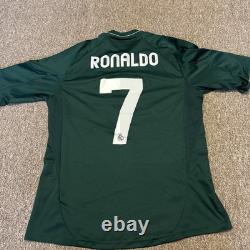 Real Madrid 2011-12 Third Jersey Adidas RONALDO #7 Medium Climacool (Used)
