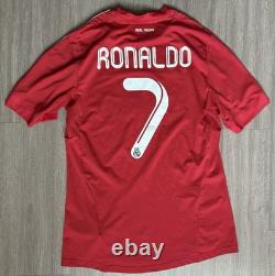 Real Madrid 2011-12 Third Jersey Adidas V13597 RONALDO #7 Sz Large Climacool
