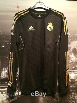 Real Madrid 2011/12 player issue l/s away shirt jersey Medium