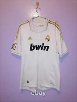 Real Madrid 2011/2012 Home Football Shirt Jersey #7 Ronaldo Camiseta Gold Cr7