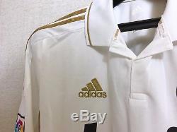 Real Madrid 2011-2012 Home LS Long Sleeve Jersey Shirt Ronaldo Official Rare