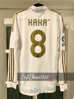 Real Madrid 2011 2012 Long Sleeve KAKA Official (M) Shirt LS Jersey