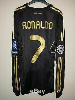 Real Madrid 2011-2012 Ronaldo formotion Champions League player issue jersey