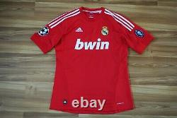 Real Madrid 2011-2012 Third CL Football Shirt Jersey Adidas #20 Higuain Medium