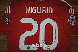 Real Madrid 2011-2012 Third CL Football Shirt Jersey Adidas #20 Higuain Medium