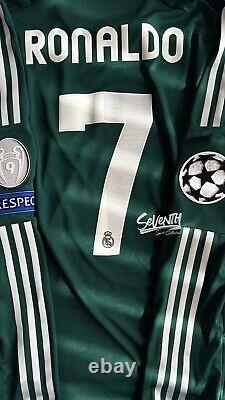 Real Madrid 2012/13 3rd Match Shirt Ronaldo Champions League Player Issue Jersey