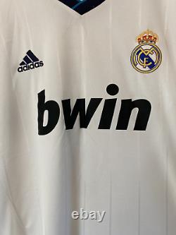 Real Madrid 2012/13 Home Soccer Jersey CRISTIANO RONALDO #7 Adidas Men's Size XL