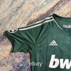 Real Madrid 2012-13 Third Jersey Green Bwin Adidas Mens Size L Champions League