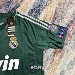 Real Madrid 2012-13 Third Jersey Green Bwin Adidas Mens Size L Champions League
