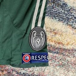 Real Madrid 2012-13 Third Jersey Green Bwin Adidas Mens Size L Champions League