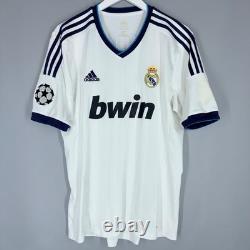 Real Madrid 2012 2013 Home Football Shirt Jersey #7 Ronaldo Camiseta Adidas L