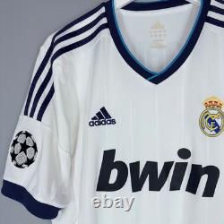 Real Madrid 2012 2013 Home Football Shirt Jersey #7 Ronaldo Camiseta Adidas L