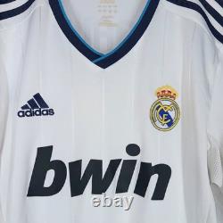 Real Madrid 2012 2013 Home Football Shirt Jersey #7 Ronaldo Camiseta Adidas L