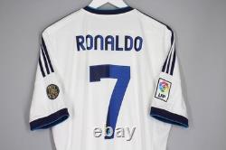 Real Madrid 2012 2013 Home Football Shirt Jersey #7 Ronaldo Camiseta Adidas L