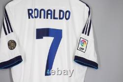 Real Madrid 2012 2013 Home Football Shirt Jersey #7 Ronaldo Camiseta Adidas L