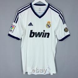 Real Madrid 2012 2013 Home Football Shirt Jersey #7 Ronaldo Camiseta Adidas M