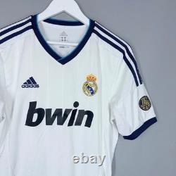 Real Madrid 2012 2013 Home Football Shirt Jersey #7 Ronaldo Camiseta Adidas M