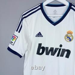 Real Madrid 2012 2013 Home Football Shirt Jersey #7 Ronaldo Camiseta Adidas M
