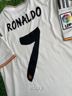 Real Madrid 2013/14 Cristiano Ronaldo Authentic Adidas Shirt Medium