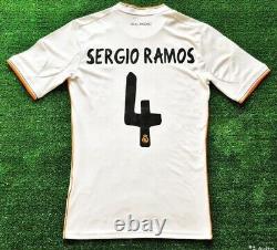 Real Madrid 2013-2014 AUTHENTIC Ramos Shirt M