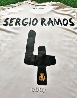Real Madrid 2013-2014 AUTHENTIC Ramos Shirt M