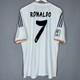 Real Madrid 2013 2014 Home Footbal Shirt Soccer Jersey Adidas #7 Ronaldo