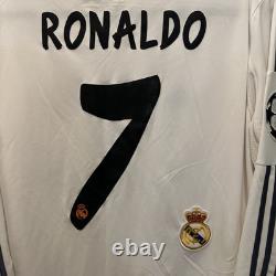 Real Madrid 2013 2014 Home Footbal Shirt Soccer Jersey Adidas #7 Ronaldo