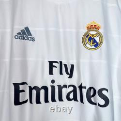Real Madrid 2013 2014 Home Footbal Shirt Soccer Jersey Adidas #7 Ronaldo M