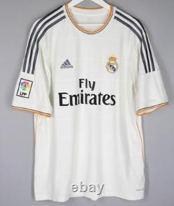 Real Madrid 2013 2014 Home Footbal Shirt Soccer Jersey Adidas #7 Ronaldo XL