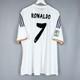 Real Madrid 2013 2014 Home Footbal Shirt Soccer Jersey Adidas #7 Ronaldo XXL