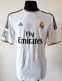 Real Madrid 2013 2014 Home football Adidas shirt #7 Ronaldo size Large