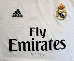 Real Madrid 2013 2014 Home football Adidas shirt #7 Ronaldo size Large