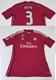 Real Madrid 2014/15 Away Soccer Jersey PEPE #3 Adidas Pink Men's Size L