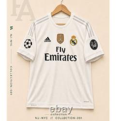 Real Madrid 2014-15 Home Jersey La Décima Size L Authentic