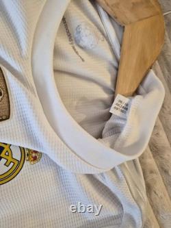 Real Madrid 2014-15 Home Jersey La Décima Size L Authentic