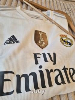 Real Madrid 2014-15 Home Jersey La Décima Size L Authentic