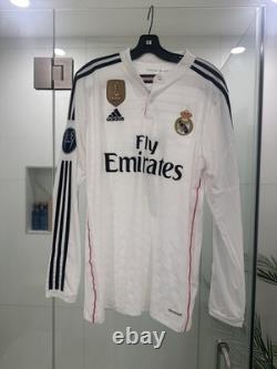 Real Madrid 2014/15 Ronaldo Home Long Sleeve Jersey Medium