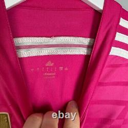 Real Madrid 2014 2015 Away Pink Football Shirt Jersey #7 Ronaldo Size L
