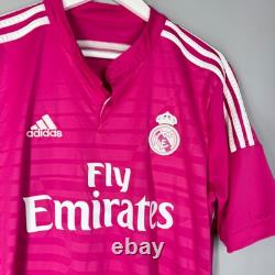 Real Madrid 2014 2015 Away Pink Football Shirt Jersey #7 Ronaldo Size M