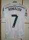 Real Madrid 2014-2015 Home football shirt jersey player Issue adizero #7 Ronaldo