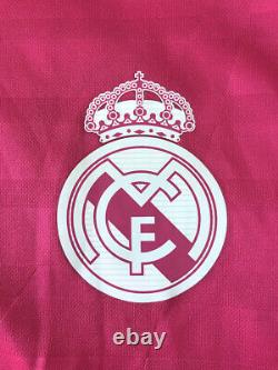 Real Madrid 2014-2015 Ronaldo pink adizero Champions League player issue jersey
