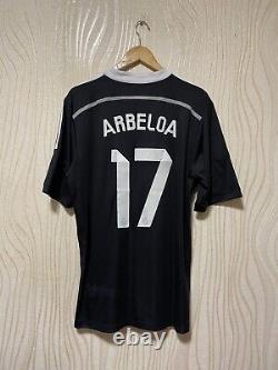 Real Madrid 2014 2015 Third Shirt Jersey Adidas F49264 Men Black XL #17 Arbeloa