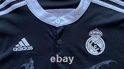 Real Madrid 2014 2015 Third Shirt Jersey Adidas F49264 Men Black XL #17 Arbeloa