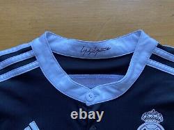 Real Madrid 2014 2015 Third Shirt Jersey Adidas F49264 Men Black XL #17 Arbeloa