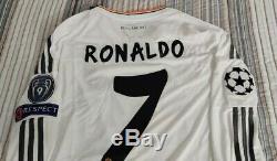 Real Madrid 2014 UCL FINAL CRISTIANO RONALDO HOME JERSEY Size Medium BNWT