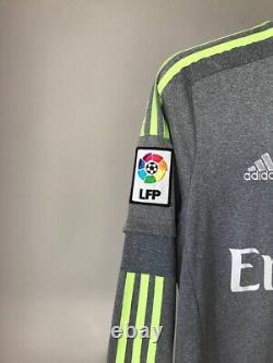 Real Madrid 2015 16 Away Football Shirt Jersey Adidas Long Sleeve James #10 Mens