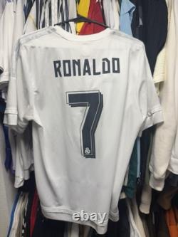 Real Madrid 2015-16 Cristiano Ronaldo Jersey Authentic Size Large