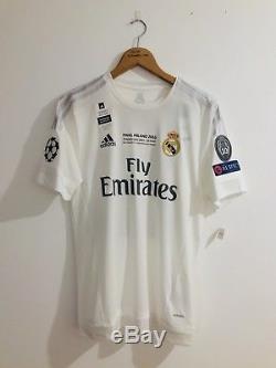 Real Madrid 2015-16 Final Milano 2016 UCL Isco Home Adizero shirt jersey Ronaldo